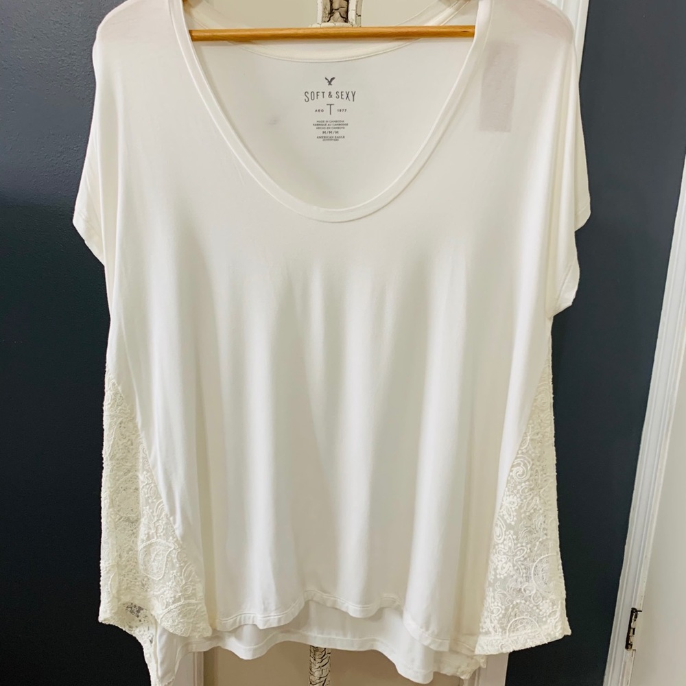 AE White Tee
